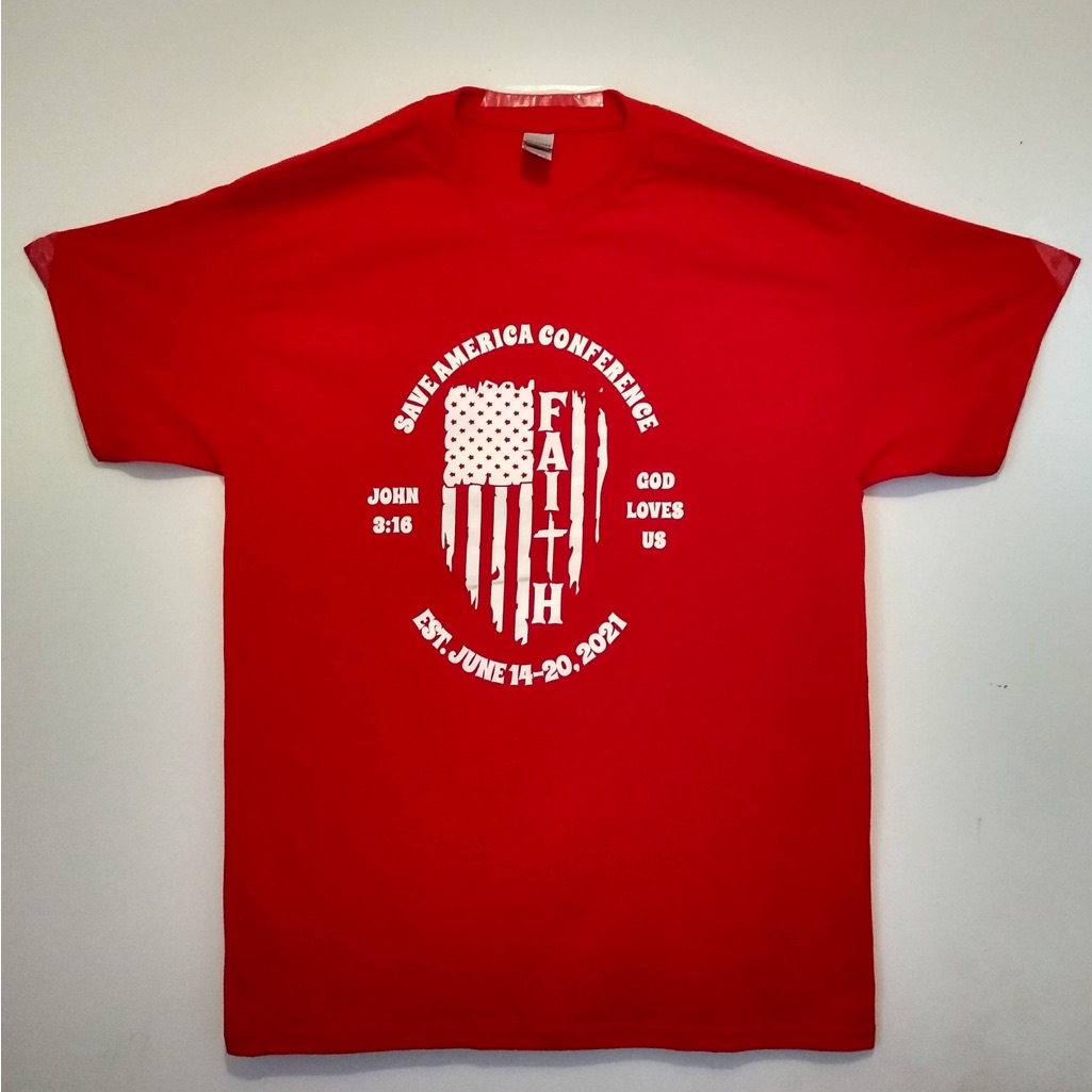 New Save America Campaign Red Tee Specially Designed For A Worthy Cause